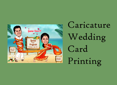 Caricature-Wedding-Card-Printing