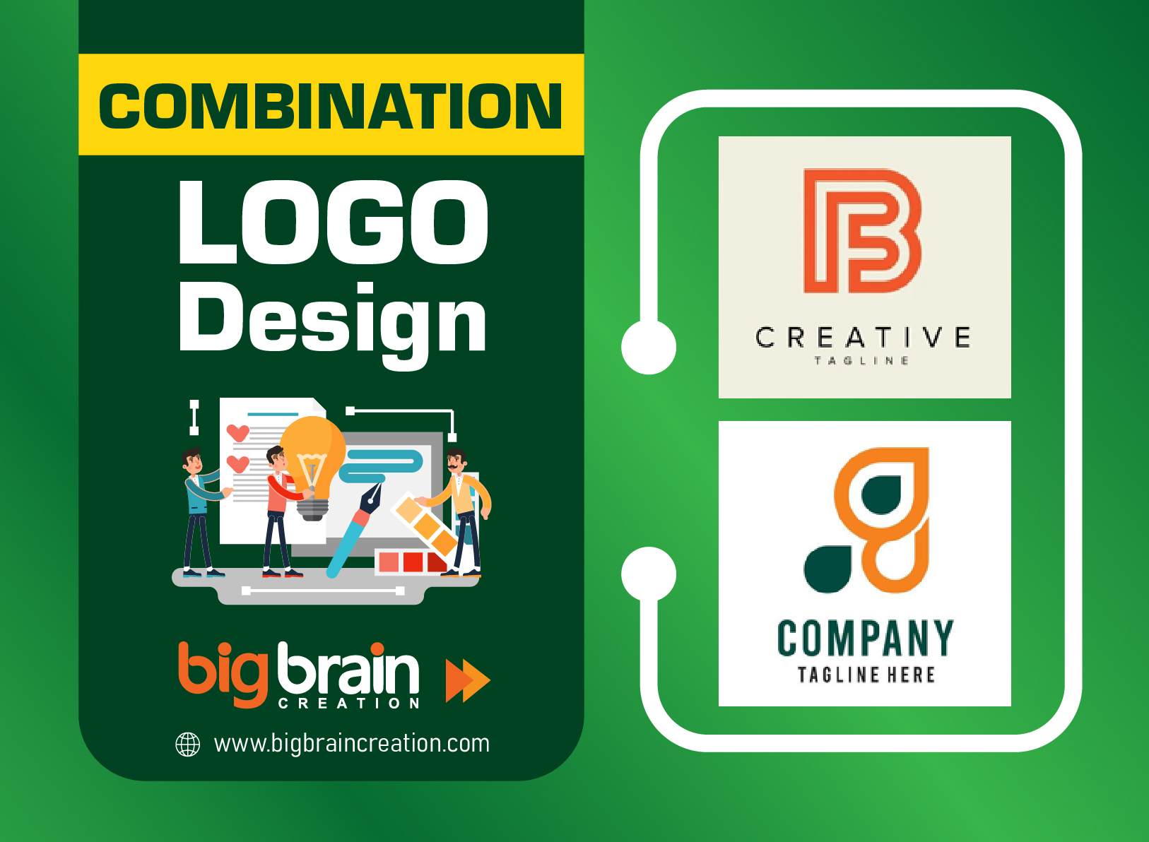 Combination Type Logo Designing