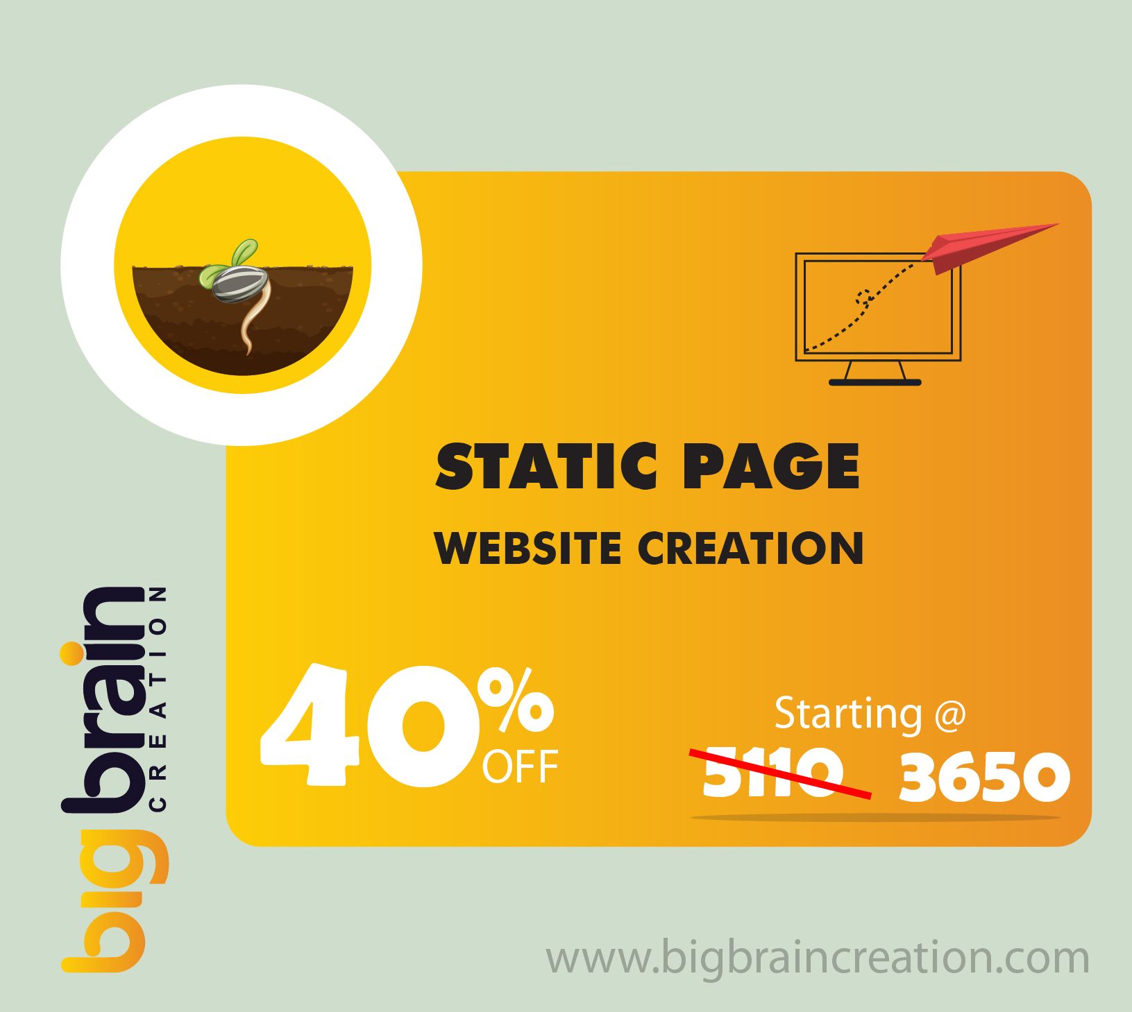 static website designing package in kerala